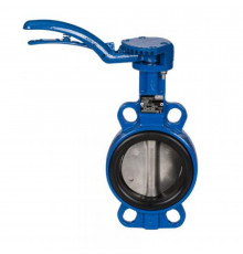 VFY-WH затвор дисковый DN80 PN16  корп. GG25 с центр. проуш.; Диск- AISI 316; упл. EPDM; С рукояткой Использовать ответные фланцы по ГОСТ 33259-2015 исполнение В, тип 01, тип 11 - 065B7412