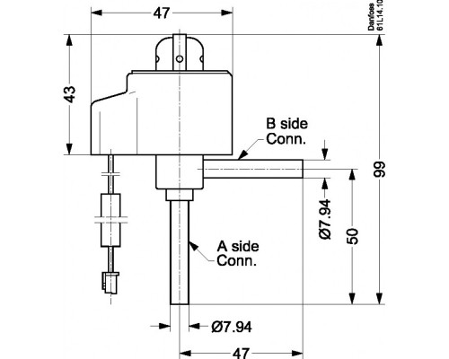 ETS 6-40 Клапан Эл. регулирующий 7,94 - 034G5065