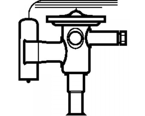 TUBE Клапан терм №4 R410A 1/4