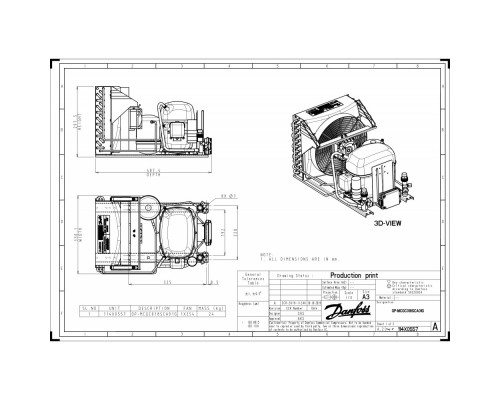 OP-MCGC018SCA01G Агрегат компр.-конд. - 114X0557