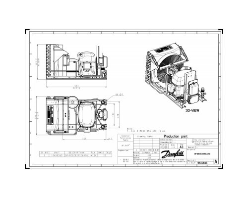OP-MCGC021SCA01G агрегат компр.-конд. - 114X0565