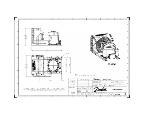 OP-MCHC006FRA00G Агрегат комп. -конд. - 114X2316