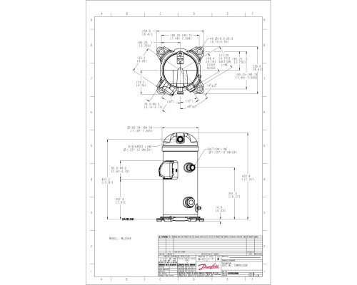 MLZ045T4LQ9A Компрессор спиральный - 121L8799