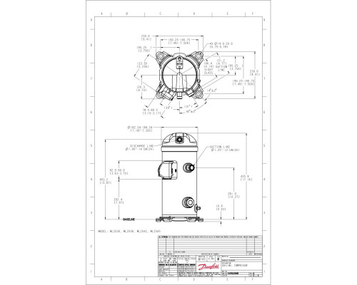 MLZ045T4LQ9A Компрессор спиральный - 121L8799