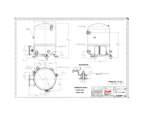 VTZ054-G Компрессор - 120B0002