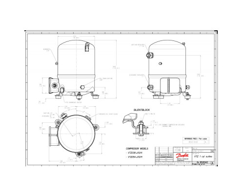VTZ054-G Компрессор - 120B0002