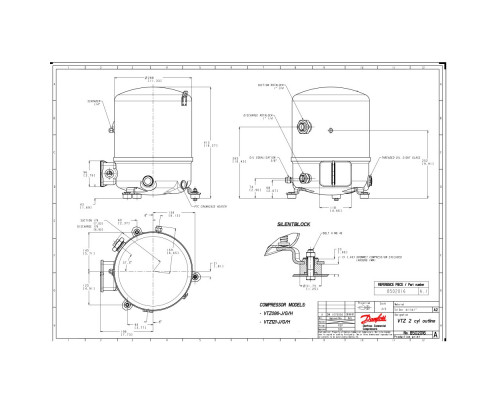 VTZ121-G Компрессор - 120B0004