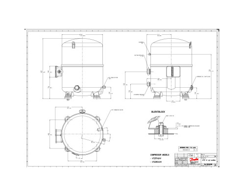 VTZ215AGNR1A Компрессор - 120B0006