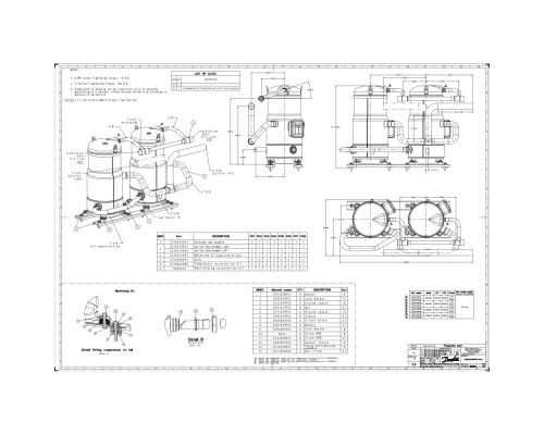 DSH161A4ALD Компрессор спиральный - 120H1551