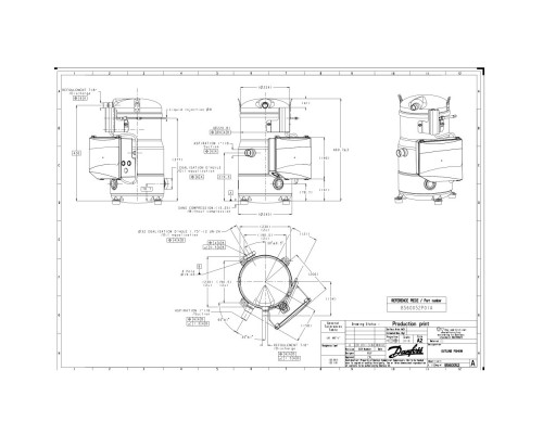 PSH019A4CLC Компрессор спиральный - 120H0931