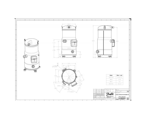 SH105A4ALC Компрессор спиральный - 120H0212