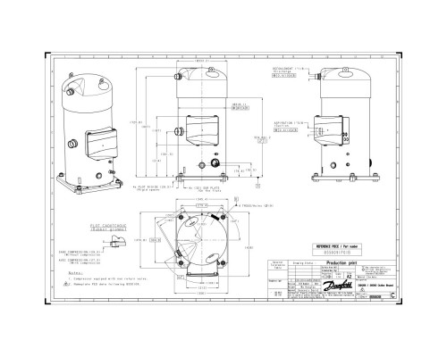 SH380A4AAE Компрессор спиральный - 120H0253