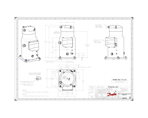 SH240A4ABE Компрессор спиральный(пр. класс 1770847246) - 120H0300