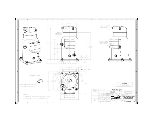 SH240A4ABE Компрессор спиральный(пр. класс 1770847246) - 120H0300
