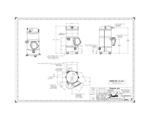 SH184A4ALC Компрессор спиральный - 120H0361