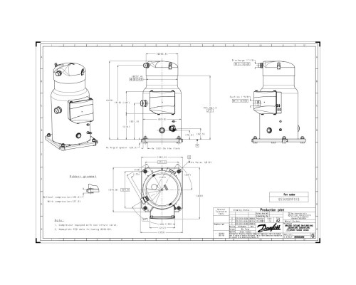 SH295A4ABE Компрессор спиральный(пр. класс 1770847090) - 120H0828