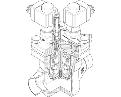 ICSH 80 80D Клапан электромагнитный - 027H7302