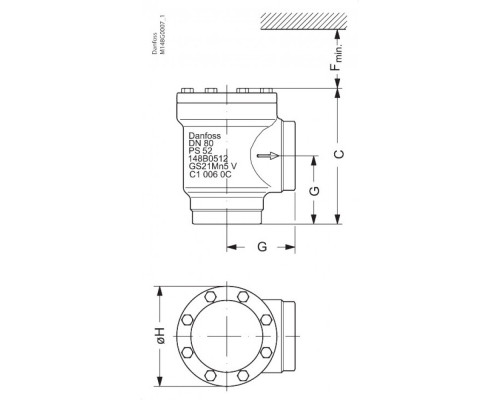 CHV-X 80 A Клапан обратный - 148B5937