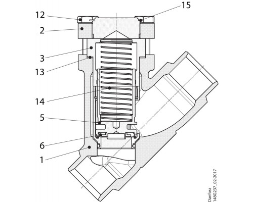 CHV-X 20 D STR клапан обратный - 148B6583