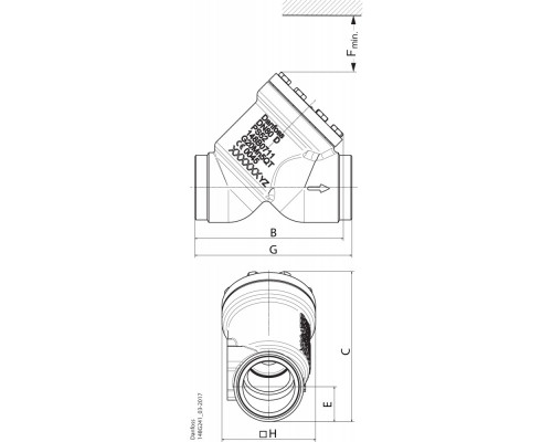 CHV-X 100 D STR клапан обратный - 148B6597