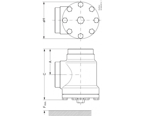 Корпус для фильтра FIA 80 A ANG - 148B5907