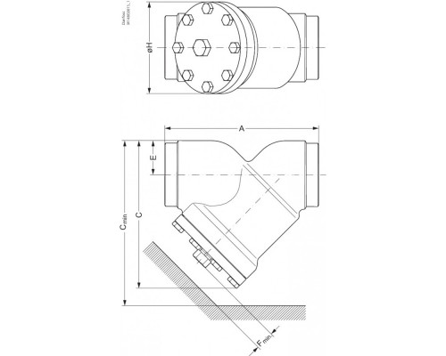 Корпус для фильтра FIA 100 D STR - 148B6007