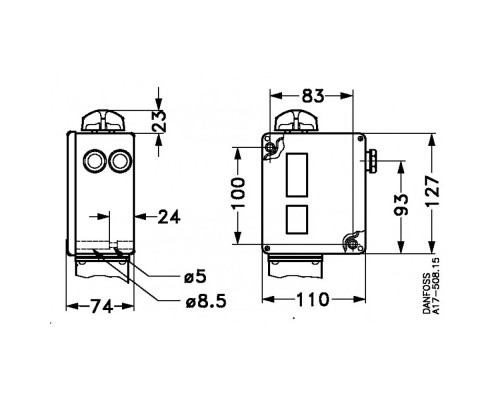 RT 5 Реле давления 4…17 бар авто - 017-525566