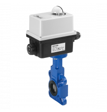 VFY-WA затвор дисковый DN125 PN16  корп. GG25 с центр. проуш.; Диск- AISI 316; упл. EPDM; с приводом 230В перем. ток, 45 Вт, 23 сек Использовать ответные фланцы по ГОСТ 33259-2015 исполнение В, тип 01 - 082G7404
